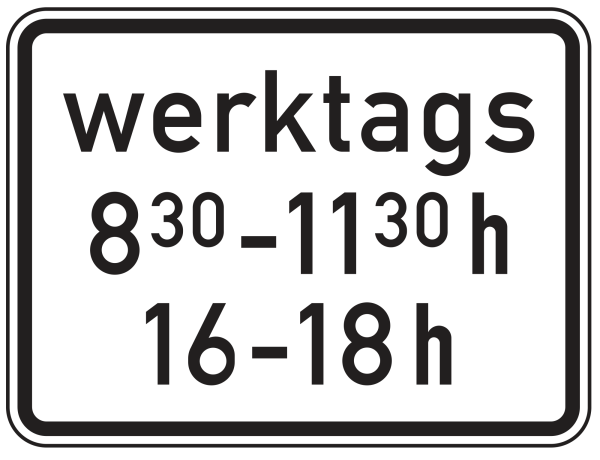 Zeitliche Beschränkung (dreizeilig)