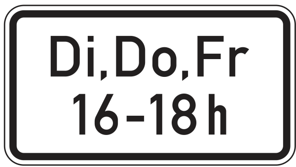 Zeitliche Beschränkung (zweizeilig)