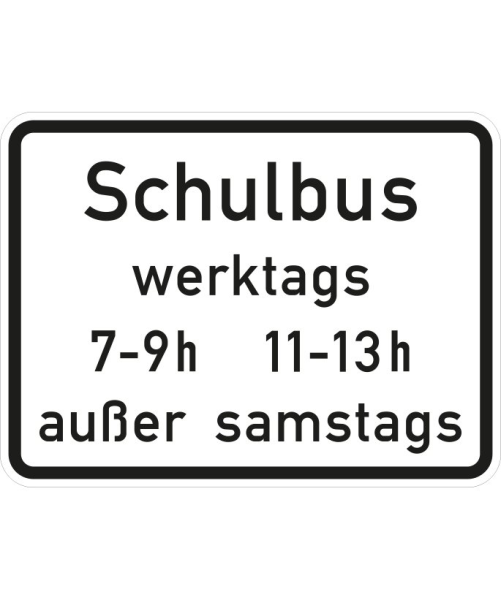 Schulbus (tageszeitliche Benutzung)