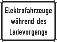 Elektrofahrzeuge während des Ladevorgangs