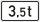 Massenangabe - 3,5 t