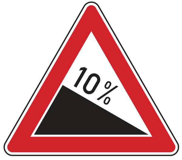 Gefälle … %