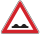 Unebene Fahrbahn