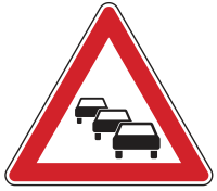Verkehrszeichen 124 „Stau“ - Schilderwerk Beutha