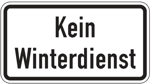 Kein Winterdienst