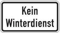 Kein Winterdienst
