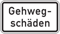 Gehwegschäden
