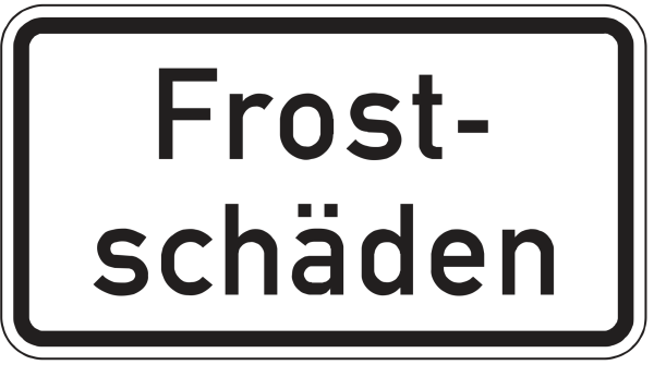 Frostschäden