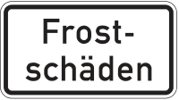 Frostschäden