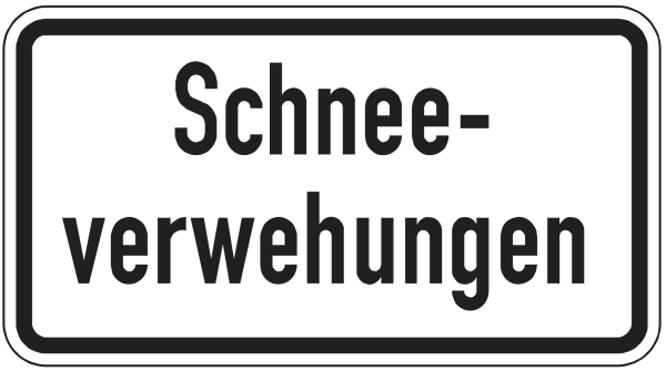 Schneeverwehungen