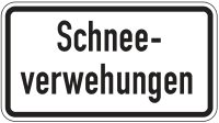 Schneeverwehungen