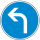 Vorgeschriebene Fahrtrichtung links