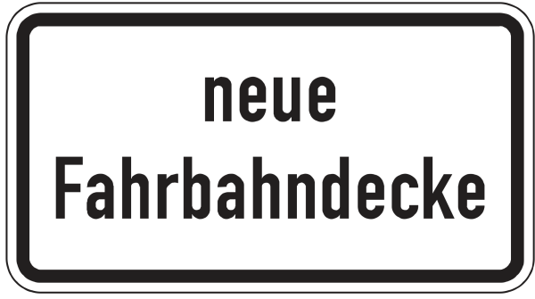 neue Fahrbahndecke