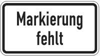 Markierung fehlt