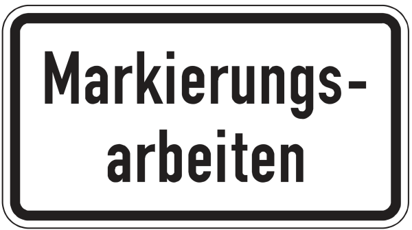Markierungsarbeiten