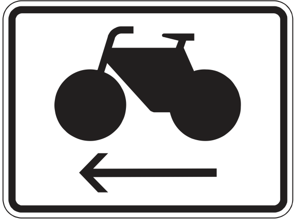 Radfahrer Radweg links benutzen