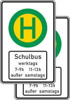 Verkehrszeichen 224-41 „Schulbushaltestelle...