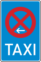 Verkehrszeichen 229-11 „Taxenstand Ende...