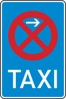Verkehrszeichen 229-21 „Taxenstand Anfang...