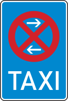 Verkehrszeichen 229-31 „Taxenstand Mitte...