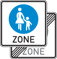Fußgängerzone doppelseitig