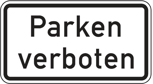 Parken verboten
