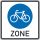 Verkehrszeichen 244.3 „Beginn einer Fahrradzone“ - Schilderwerk Beutha