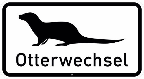 (Piktogramm Otter)
