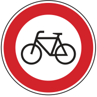 Verbot für Radverkehr