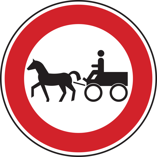 Verbot für Gespannfuhrwerke