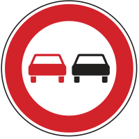 Verkehrszeichen 276 „Überholverbot für...