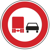 Verkehrszeichen 277 „Überholverbot für...