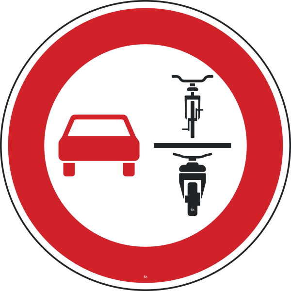 Verbot des Überholens von einspurigen Fahrzeugen