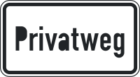 Privatweg
