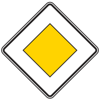 Verkehrszeichen 306 „Vorfahrtstraße“ -...