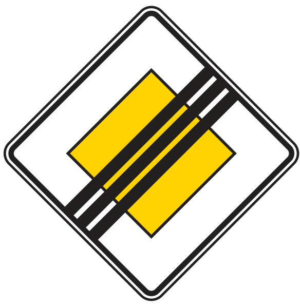 Ende der Vorfahrtstraße