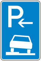 Parken auf Gehwegen