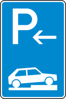 Parken auf Gehwegen halb quer zur Fahrtrichtung rechts...