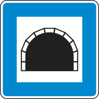 Verkehrszeichen 327 „Tunnel“ - Schilderwerk...
