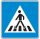Fußgängerüberweg, Aufstellung rechts