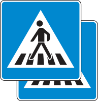 Fußgängerüberweg, doppelseitig