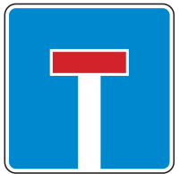 Verkehrszeichen 357 „Sackgasse“ -...