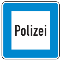 Verkehrszeichen 363 „Polizei“ - Schilderwerk...