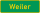 Ortshinweistafel (einseitig)