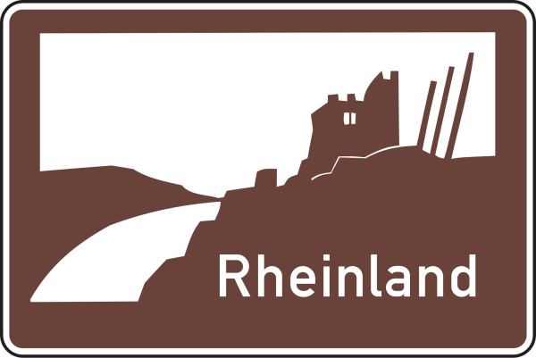Touristische Unterrichtungstafel