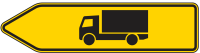 Pfeilwegweiser Verkehrszeichen 421-10 für Kfz mit...