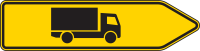 Pfeilwegweiser Verkehrszeichen 421-20 für Kfz mit...