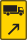 Wegweiser für Kfz mit einer zulässigen Gesamtmasse über 3,5t, rechts einordnen
