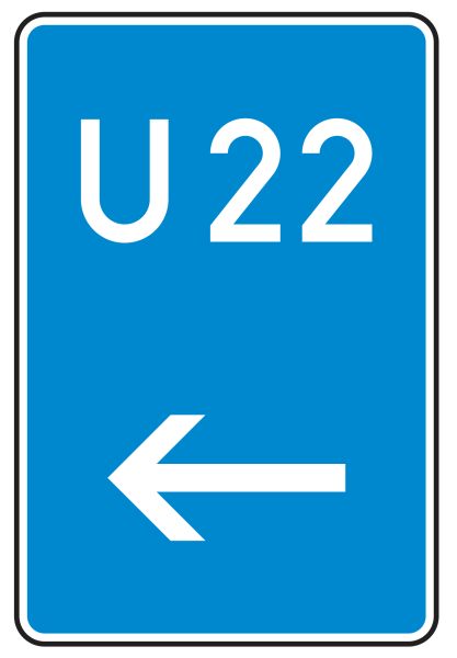 Bedarfsumleitung, hier links