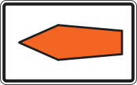 Verkehrszeichen 467.1-10 „Umlenkungspfeil...